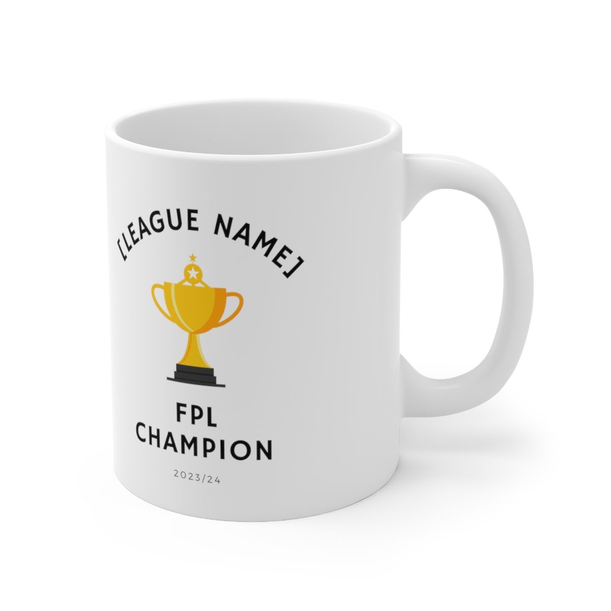 (Customisable) FPL League Winner Mug – White